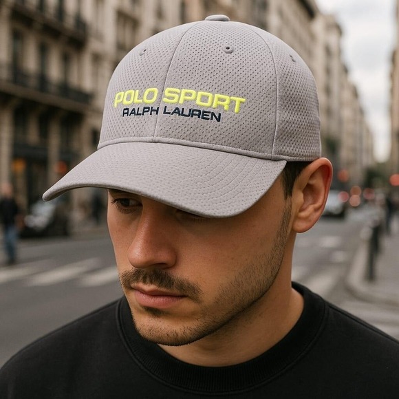 Polo Sport Ralph Lauren Performance Mesh Baseball Cap Grey